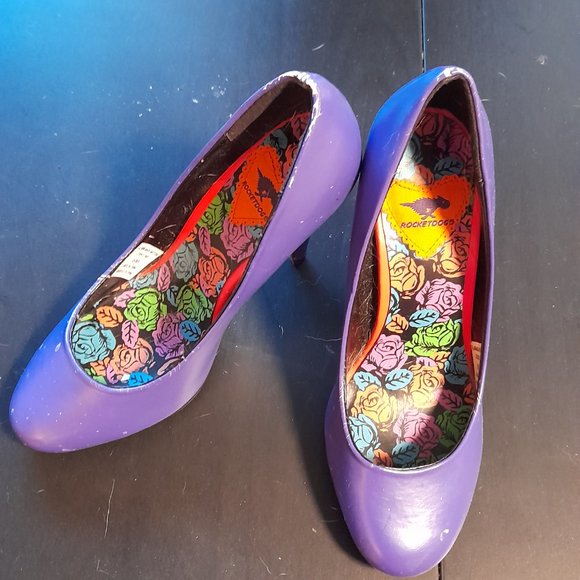 Adorable purple heels by Rocket Dog - Picture 2 of 2